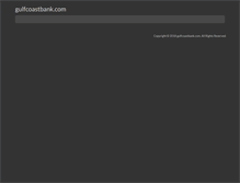 Tablet Screenshot of gulfcoastbank.com